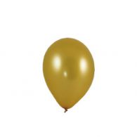 Nafukovací balónik pr.25cm zlatý bal. 10ks 53590