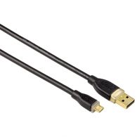 78419 Micro USB 2.0 kábel A - micro B čierny 1.8m