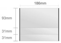 Ac126/BL nástenná tabuľa 186x155mm Alliance Classic /93+31+31