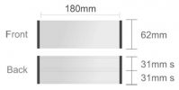 Menovka stolová profil 1 + 2x zásuvná