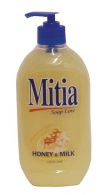 Mitia tekuté mydlo 500 ml Honey&Milk dávkovačom