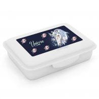 Box na desiatu s priehradkou Prémium COOL unicorn