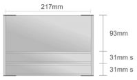 Dc130/BL nástenná tabuľa 217x155 mm design Classic
