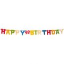 Girlanda HAPPY BIRTHDAY 11cm x 1,5m 66806