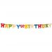 Girlanda HAPPY BIRTHDAY 11cm x 1,5m 66806
