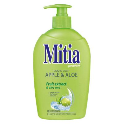 Mitia tekuté mydlo 500 ml Aloe&Milk s dávkovačom