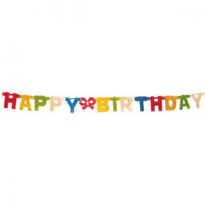 Girlanda HAPPY BIRTHDAY 11cm x 1,5m 66806