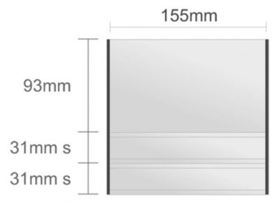 Ac128/BL nástenná tabuľa 155x155mm Alliance Classic /93+31s+31s