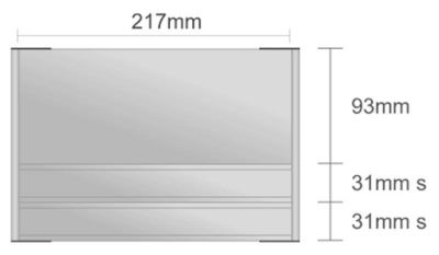 Dc130/BL nástenná tabuľa 217x155 mm design Classic