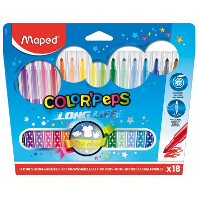 Fixky Maped ColorPeps Long Life 18 farieb